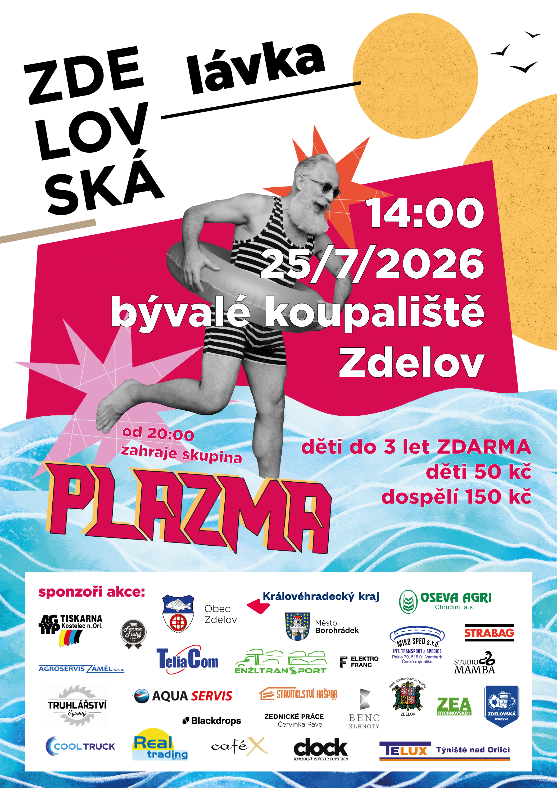 Plakát akce Zdelovská lávka 2026